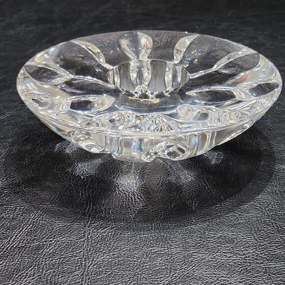 Late 20th Century Miller Rogaska Equinox Crystal Candle Holder - Picture 9 of 10